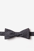 Gilbert Charcoal Skinny Bow Tie Photo (0)