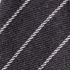 Charcoal Cotton Glenn Heights Extra Long Tie