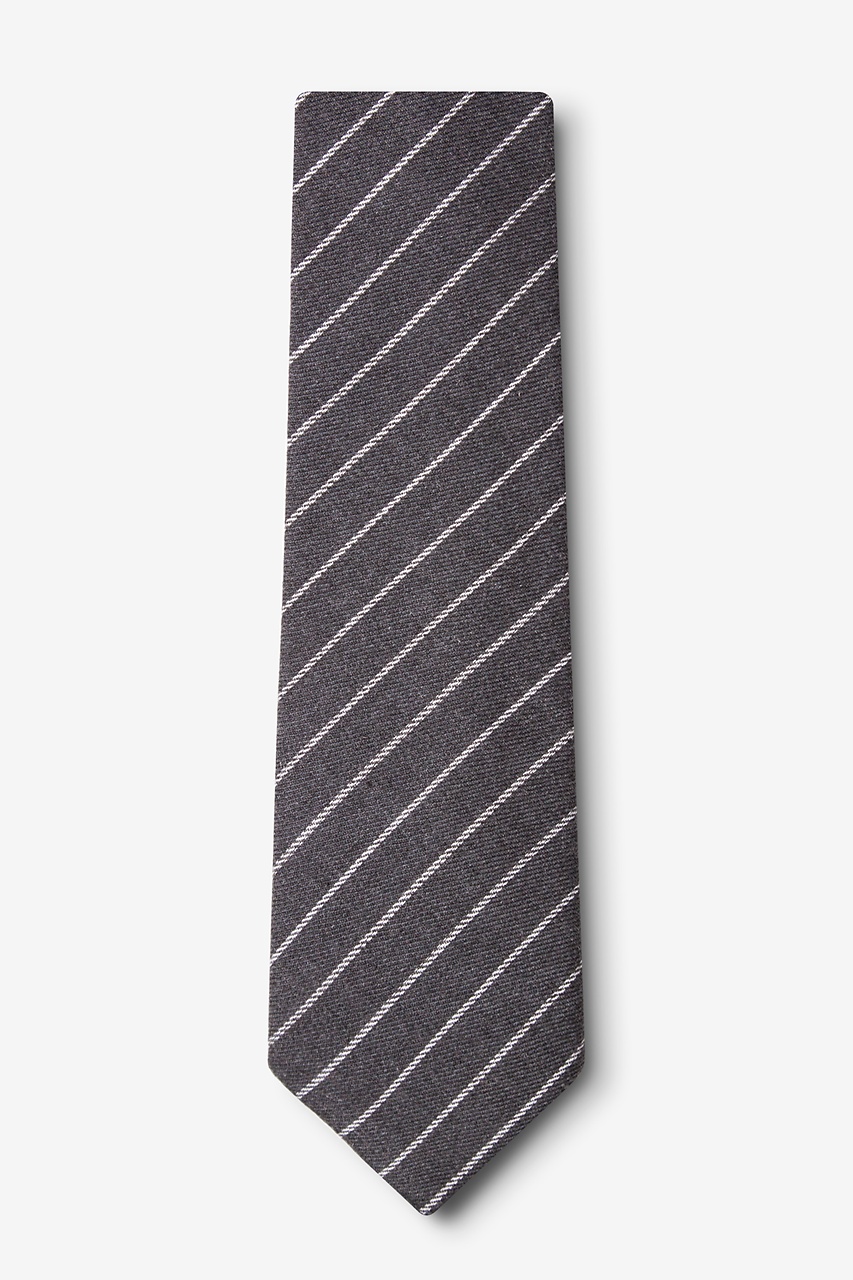 Glenn Heights Charcoal Extra Long Tie Photo (1)
