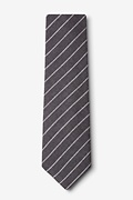 Glenn Heights Charcoal Extra Long Tie Photo (1)