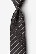 Glenn Heights Charcoal Extra Long Tie Photo (0)