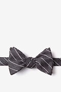 Glenn Heights Charcoal Self-Tie Bow Tie Photo (0)