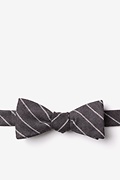 Glenn Heights Charcoal Skinny Bow Tie Photo (0)