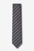 Glenn Heights Charcoal Skinny Tie Photo (1)