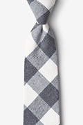 Kent Charcoal Extra Long Tie Photo (0)