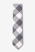 Kent Charcoal Skinny Tie Photo (1)