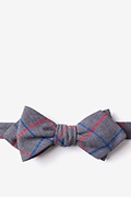 Maricopa Charcoal Diamond Tip Bow Tie Photo (0)