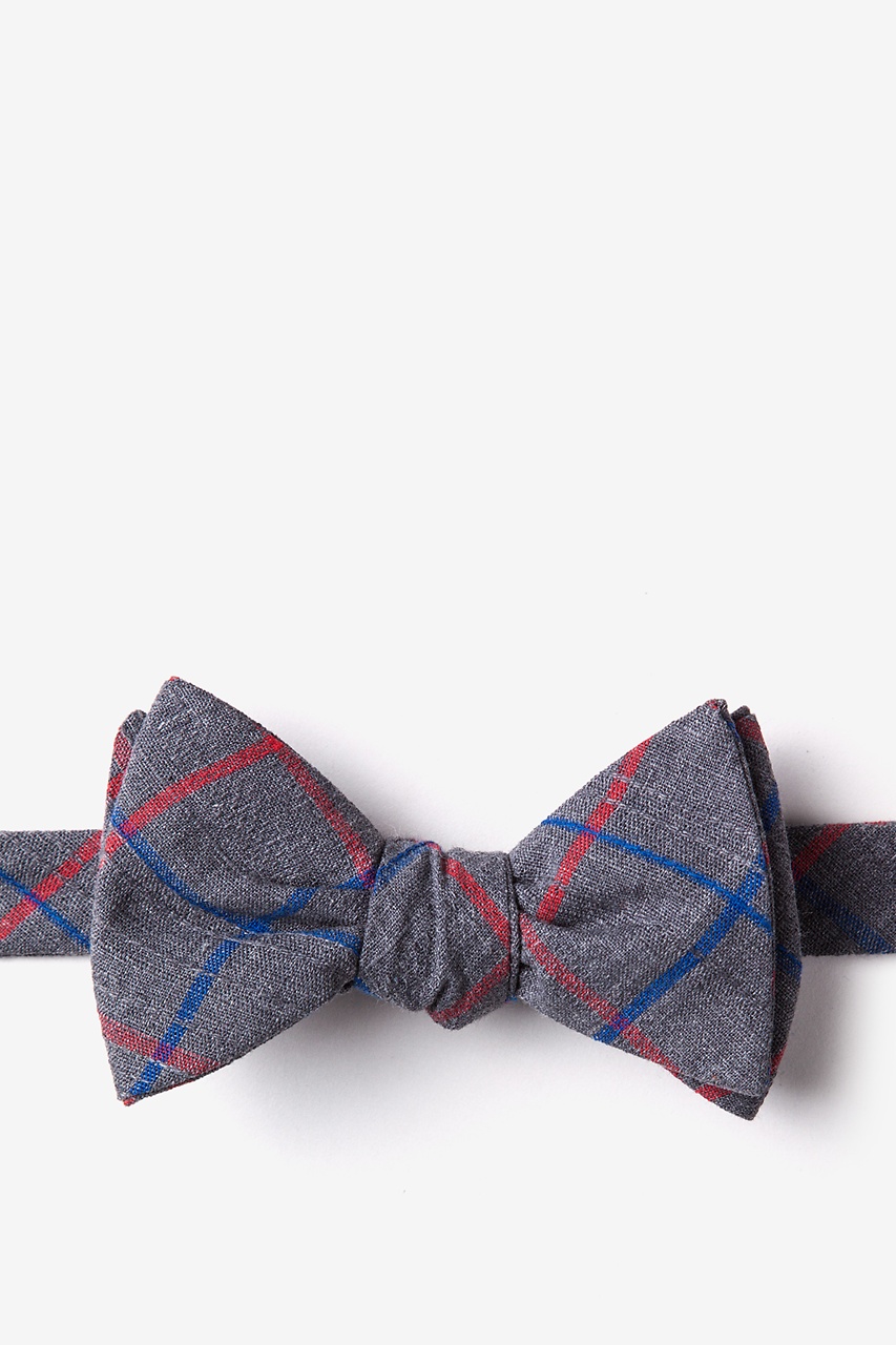Maricopa Charcoal Self-Tie Bow Tie Photo (0)