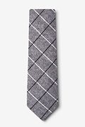 Phoenix Charcoal Extra Long Tie Photo (1)