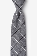 Phoenix Charcoal Extra Long Tie Photo (0)