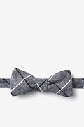 Phoenix Charcoal Skinny Bow Tie Photo (0)