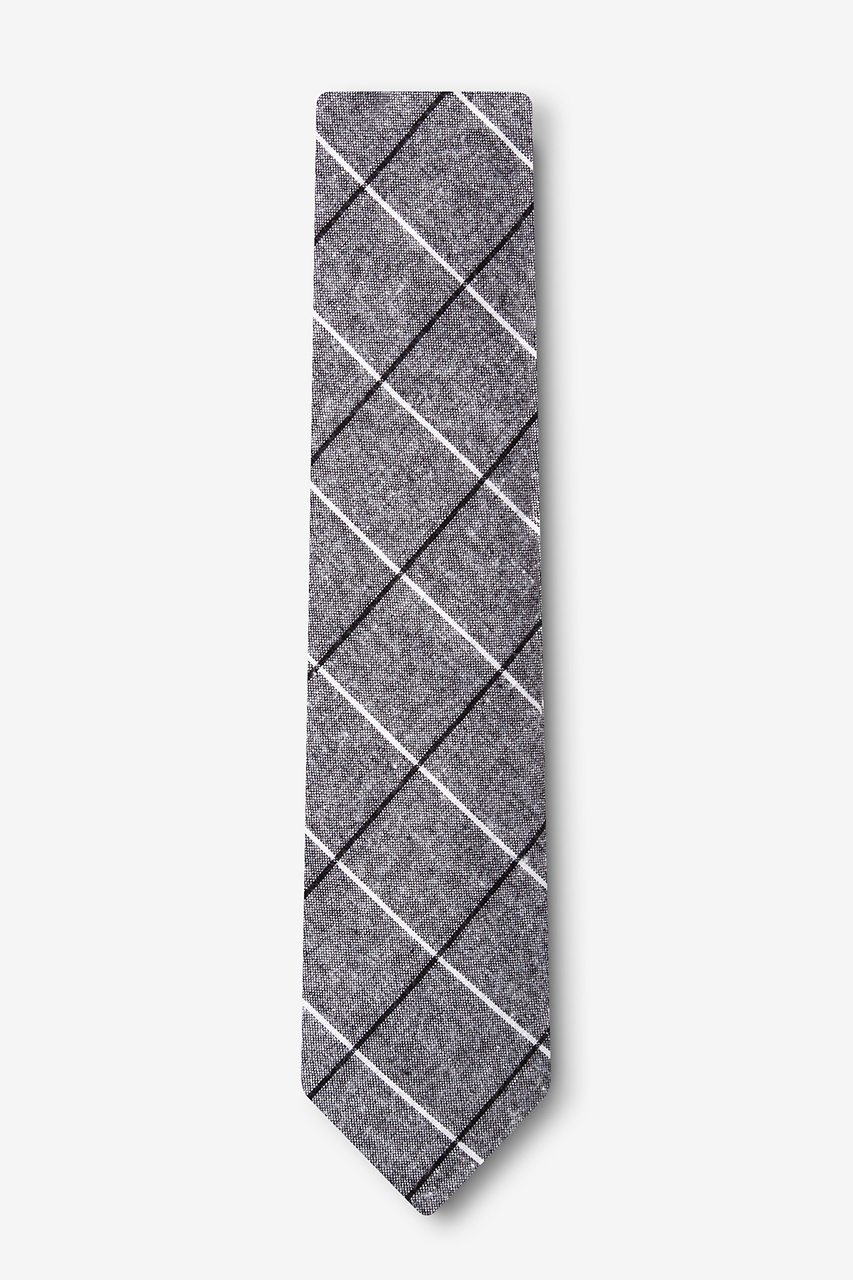 Phoenix Charcoal Skinny Tie Photo (1)