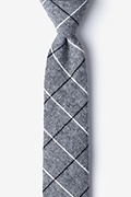 Phoenix Charcoal Skinny Tie Photo (0)