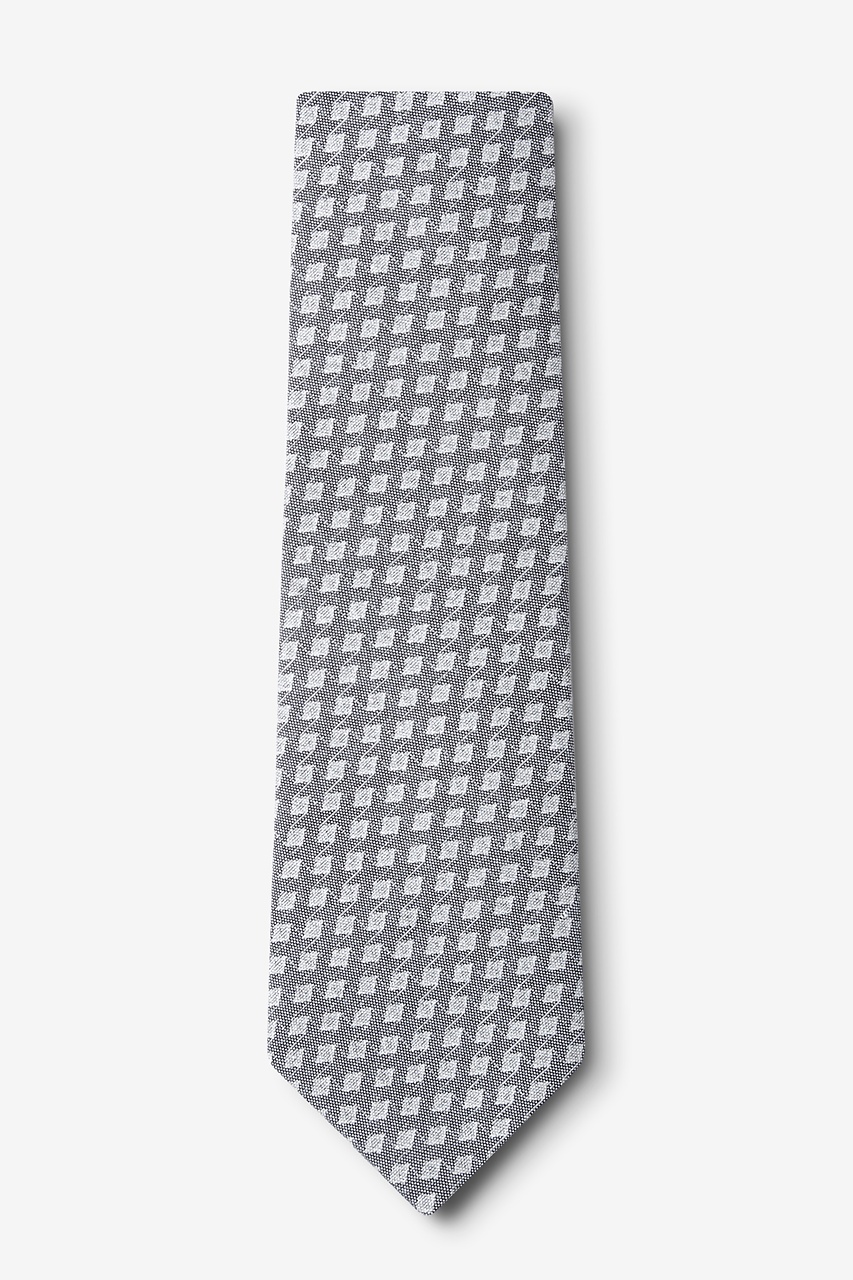 Poway Charcoal Extra Long Tie Photo (1)