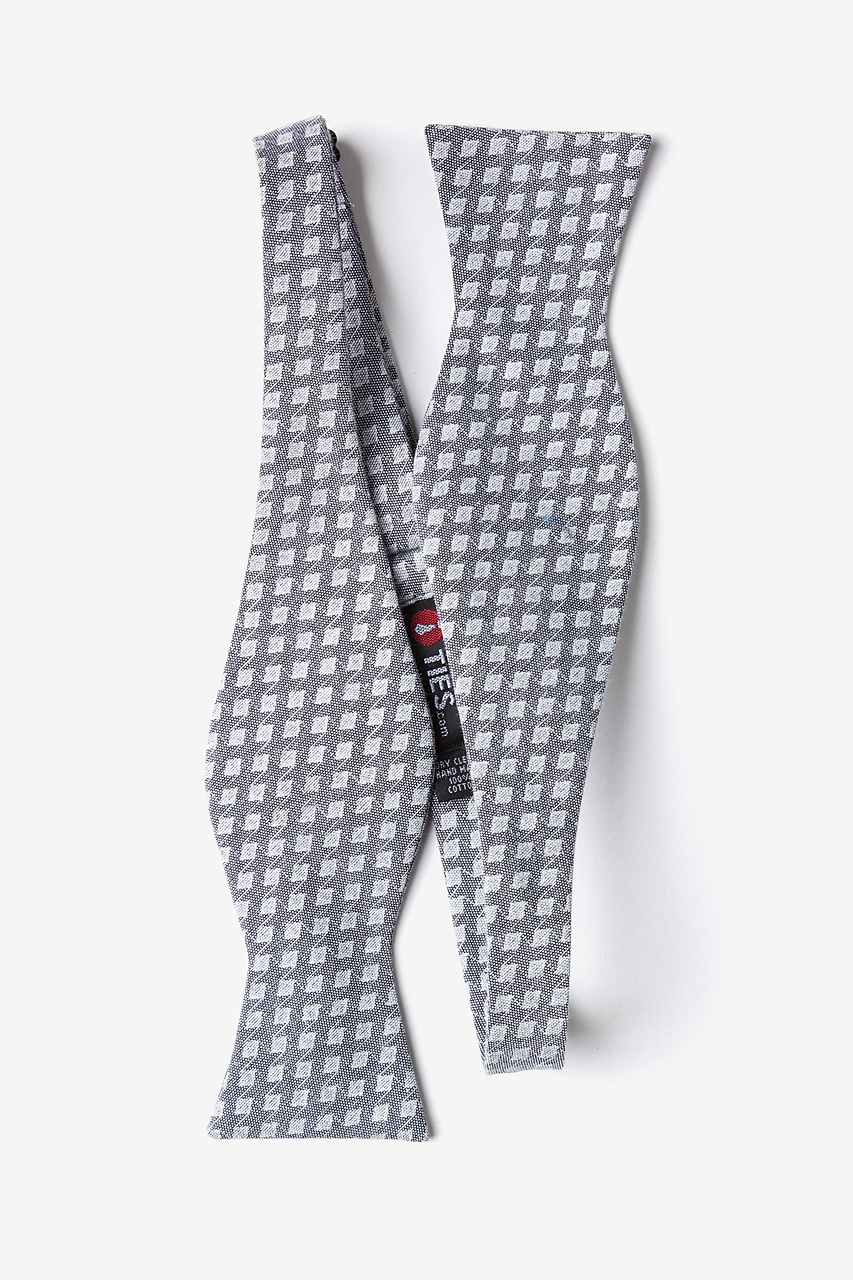 Poway Charcoal Self-Tie Bow Tie Photo (1)