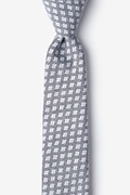 Poway Charcoal Skinny Tie Photo (0)