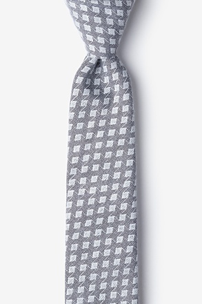 Poway Charcoal Skinny Tie
