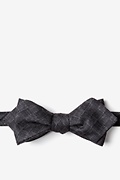 Prescott Charcoal Diamond Tip Bow Tie Photo (0)