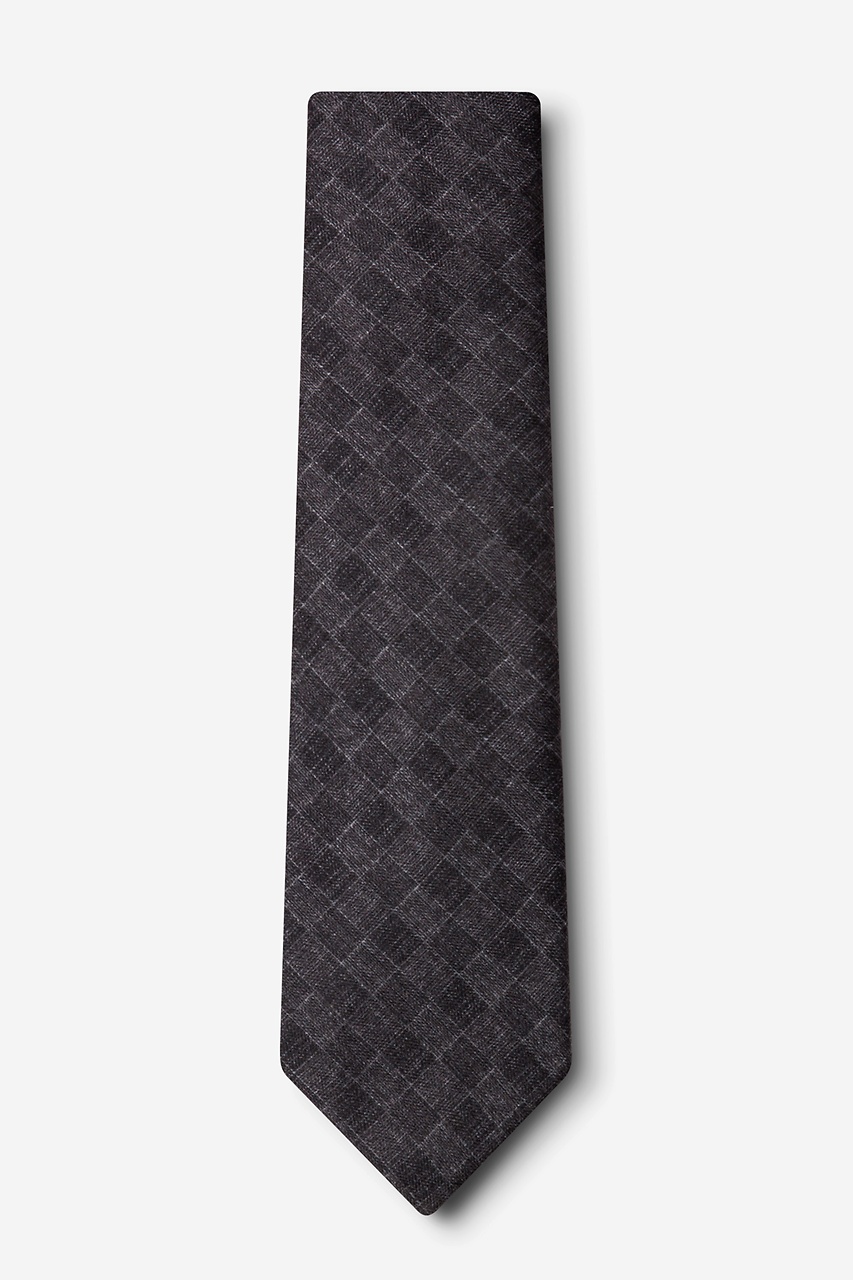 Prescott Charcoal Extra Long Tie Photo (1)