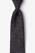 Prescott Charcoal Extra Long Tie Photo (0)