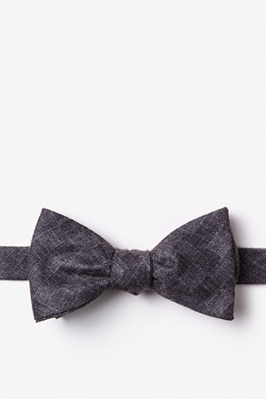 Prescott Charcoal Self-Tie Bow Tie
