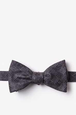 _Prescott Charcoal Self-Tie Bow Tie_