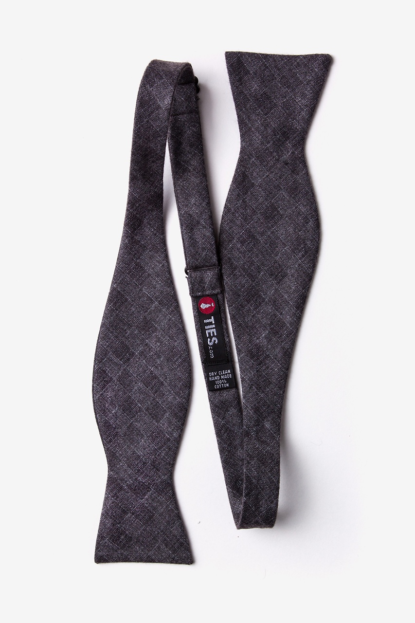 Prescott Charcoal Self-Tie Bow Tie Photo (1)