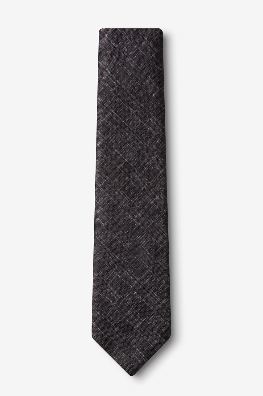 Prescott Charcoal Skinny Tie Photo (1)