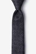 Prescott Charcoal Skinny Tie Photo (0)