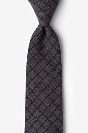 _San Luis Charcoal Extra Long Tie_