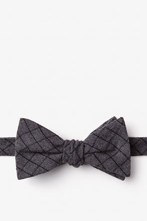 San Luis Charcoal Self-Tie Bow Tie