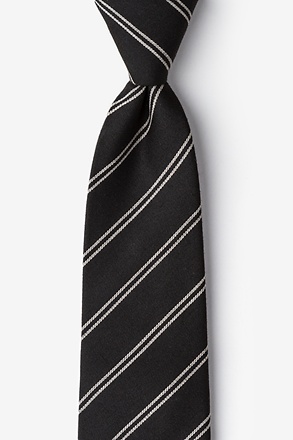 Seagoville Charcoal Extra Long Tie
