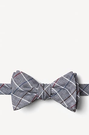 _Seattle Charcoal Self-Tie Bow Tie_