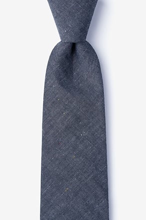 _Teague Charcoal Extra Long Tie_
