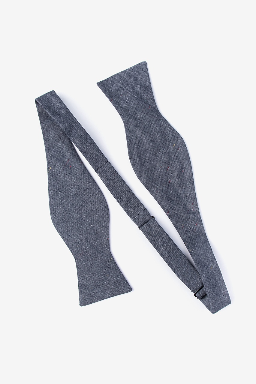 Teague Charcoal Self-Tie Bow Tie Photo (1)