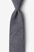 Tioga Charcoal Extra Long Tie Photo (0)