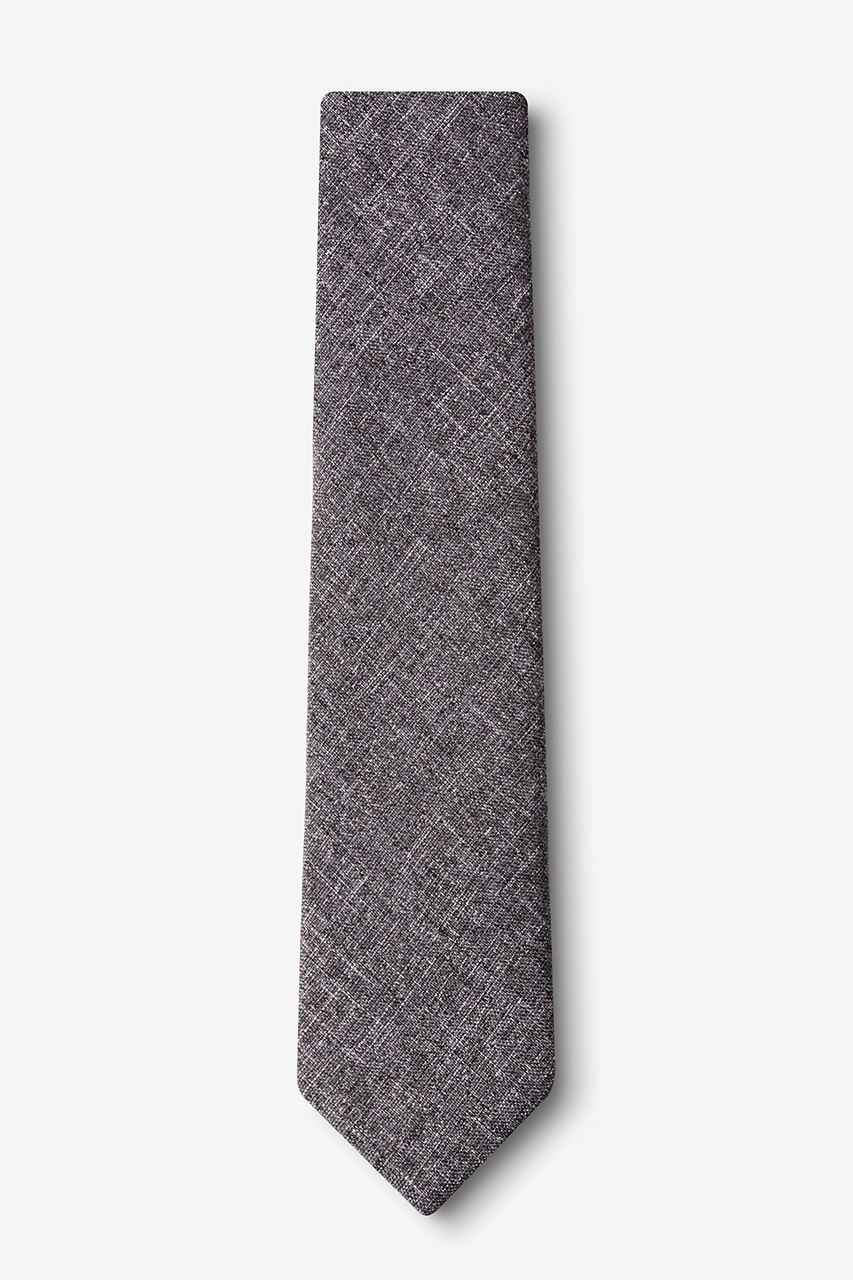 Tioga Charcoal Skinny Tie Photo (1)