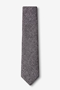 Tioga Charcoal Skinny Tie Photo (1)