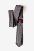 Tioga Charcoal Skinny Tie Photo (2)