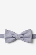 Warner Charcoal Pre-Tied Bow Tie Photo (0)
