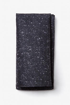 _Wilsonville Charcoal Pocket Square_