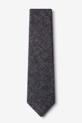 Yuma Charcoal Extra Long Tie Photo (1)