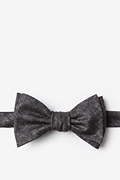 Yuma Charcoal Self-Tie Bow Tie Photo (0)