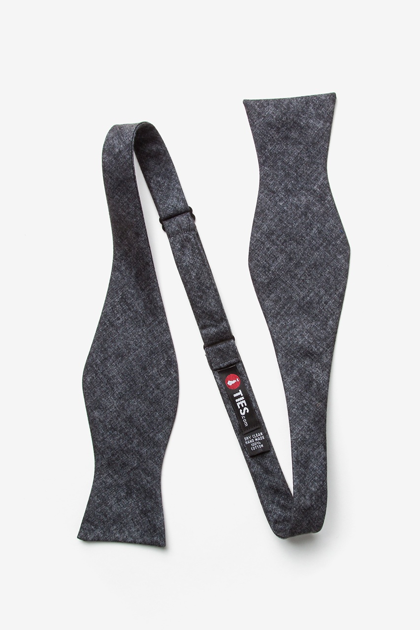 Yuma Charcoal Self-Tie Bow Tie Photo (1)