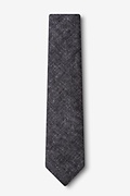 Yuma Charcoal Skinny Tie Photo (1)