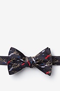 Charcoal Microfiber H. Pylori Self-Tie Bow Tie