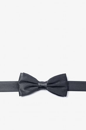 _Charcoal Bow Tie For Boys_