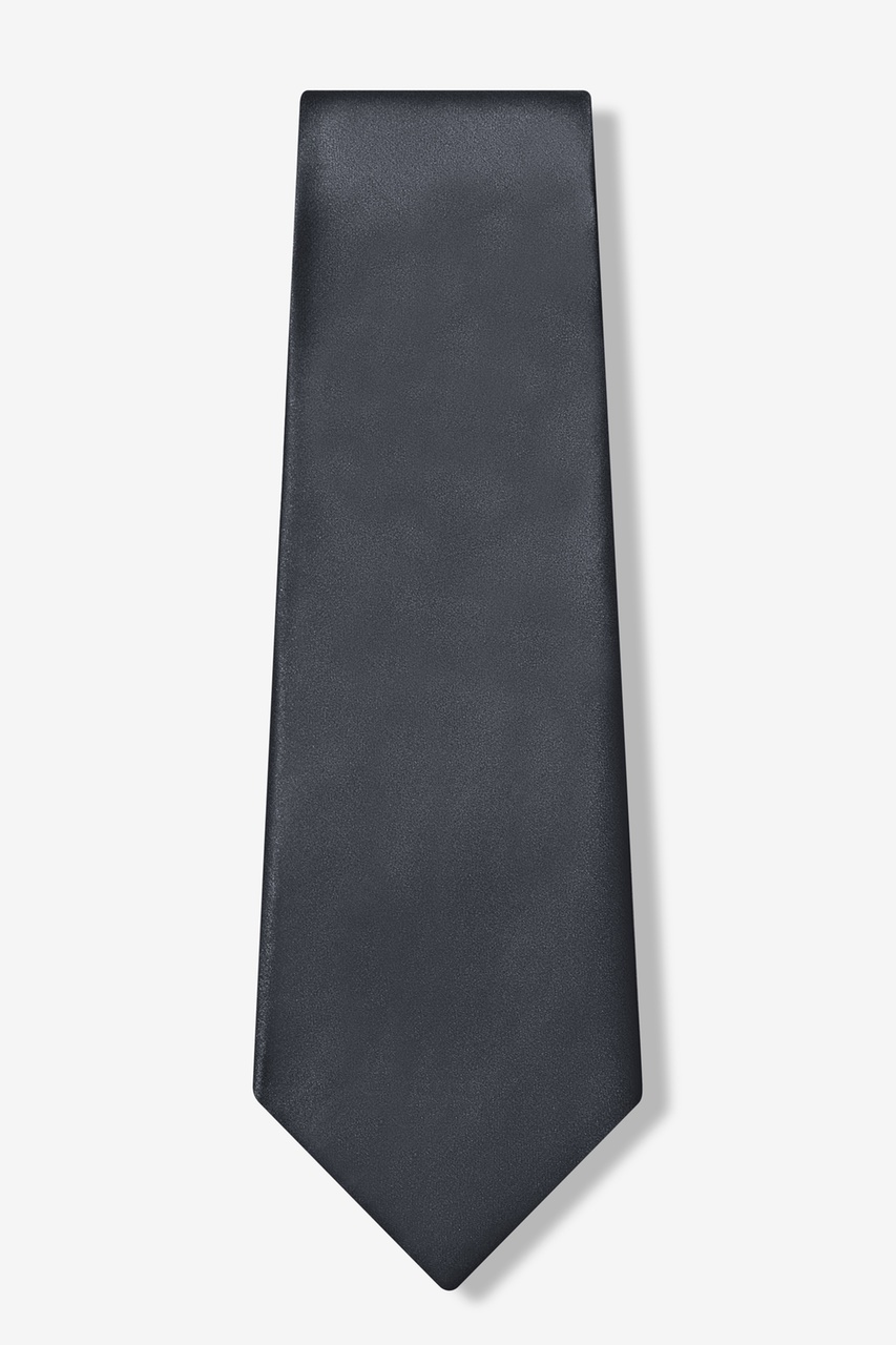Charcoal Extra Long Tie Photo (1)