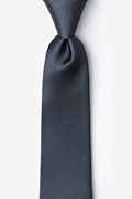 Charcoal Extra Long Tie Photo (0)