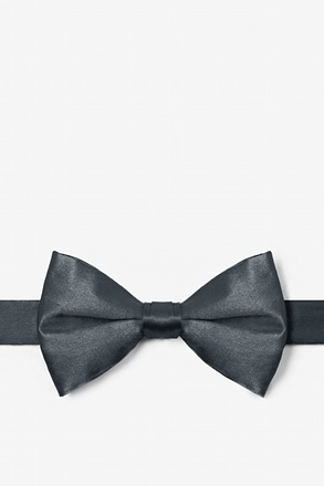 Charcoal Pre-Tied Bow Tie